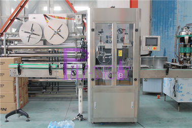 automatyczna maszyna do etykietowania z pojedynczą głowicą 150BPM 250BPM z tunelem obkurczającym