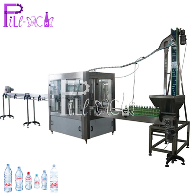 Automatyczna maszyna do butelkowania wody 3 w 1 / monoblok aspetic CGF8-8-3 PET do czystej wody