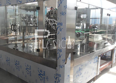 PET Plastikowa szklana 3 w 1 monoblokowa maszyna do butelkowania napojów bezalkoholowych / sprzęt / linia / roślina / system