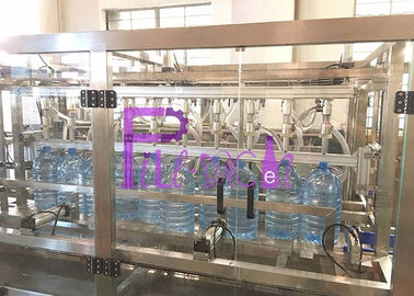 3L / 5L / 10L Plastikowa butelka wody mineralnej 2 w 1 Podkładka Wypełniacz Capper Sprzęt / roślina / maszyna / system / linia