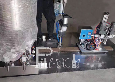 Półautomatyczna pneumatyczna maszyna do pakowania butelek do beczek prasujących nakrętki