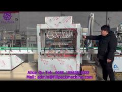 2091 M19 Kazachstan Prosta 6-stanowiskowa szklana butelka Maszyna do napełniania grawitacyjnego ze stali nierdzewnej