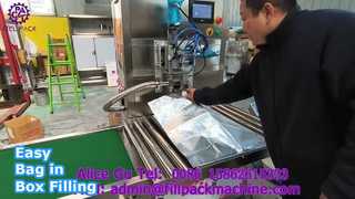 2109 L14 Półautomatyczna jednogłowicowa maszyna do napełniania i zamykania worków w pudełkach