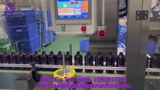 2240 J120 Linia produkcyjna ze śledzeniem liniowym, automatyczna linia do napełniania tłoków z 4 głowicami i 8-kołowymi zakrętkami