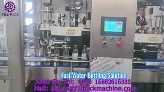 2146 M6 Automatyczna maszyna do etykietowania rękawów z podwójną głowicą i tacami na dwa materiały