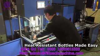 2030 K1 Ukraina Półautomatyczna, żaroodporna maszyna do rozdmuchiwania butelek