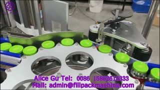 2129 M4 Automatyczna rotacyjna maszyna do etykietowania butelek szklanych z potrójną śrubą i etykietą samoprzylepną