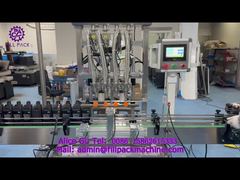 2157 J112 Liniowa 4-stanowiskowa maszyna do napełniania olejem tłokowym