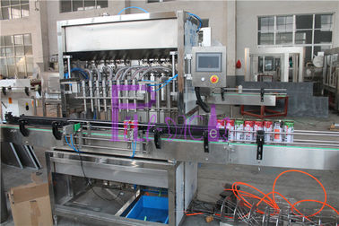 Automatyczne urządzenie tłokowe Sprzęt do napełniania płynem Ketchup / Majonez 6000 - 8000BPH