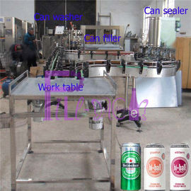 Napój bezalkoholowy Aluminiowa maszyna do napełniania puszek, komercyjne urządzenia uszczelniające