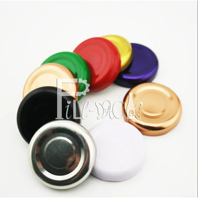 38mm 43mm Szklane kapsle do butelek Pokrywa 48mm 53mm 58mm Blacha metalowa Zakrętka