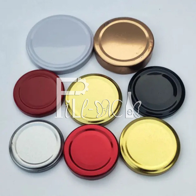 38mm 43mm Szklane kapsle do butelek Pokrywa 48mm 53mm 58mm Blacha metalowa Zakrętka