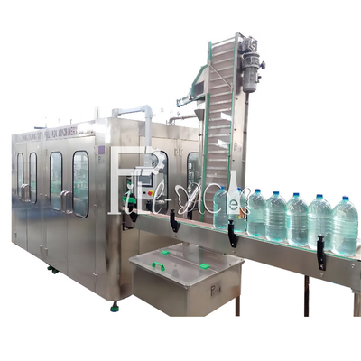 3L / 5L / 10L Czysta woda mineralna 3 w 1 Plastikowa maszyna do napełniania dużych butelek Sprzęt System roślin Linia do butelkowania