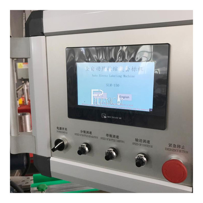 Maszyna do etykietowania rękawów termokurczliwych z pojedynczą głowicą 150 BPM W pełni automatyczna do butelek z PVC
