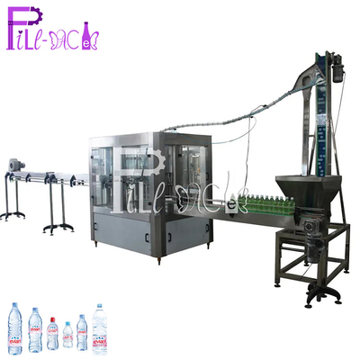 Automatyczny sprzęt do napełniania małych butelek PET 3 w 1 / Monoblock Aspetic 2000 ml
