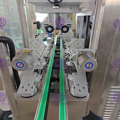 automatyczna maszyna do etykietowania z pojedynczą głowicą 150BPM 250BPM z tunelem obkurczającym