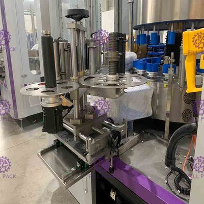 Maszyna do etykietowania butelek szklanych szampana Maszyna do produkcji etykiet przemysłowych