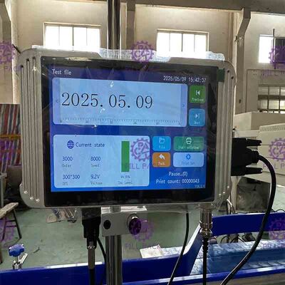 2 głowice 120m / min Inkjet Data Coder z regulowaną dyszą