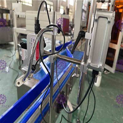 2 głowice 120m / min Inkjet Data Coder z regulowaną dyszą