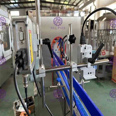 2 głowice 120m / min Inkjet Data Coder z regulowaną dyszą