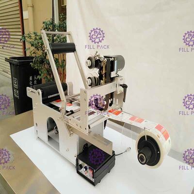 Samoprzylepna maszyna do etykietowania butelek okrągłych Półautomatyczna etykieta do butelek