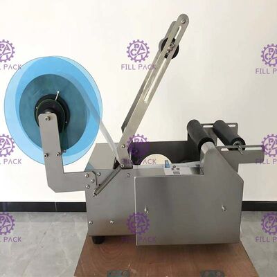 Samoprzylepna maszyna do etykietowania Semiauto 50BPH z drukarką kodów