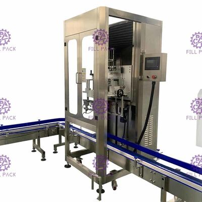 Maszyna do etykietowania z pojedynczą głowicą do etykietowania galonów Pełna automatyzacja 300BPM