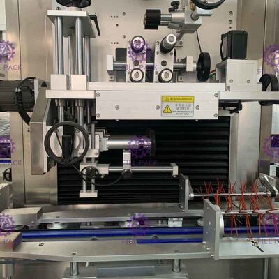 Fotoelektryczny rękaw termokurczliwy PVC PET z płaskimi butelkami Maszyna do etykietowania naklejek