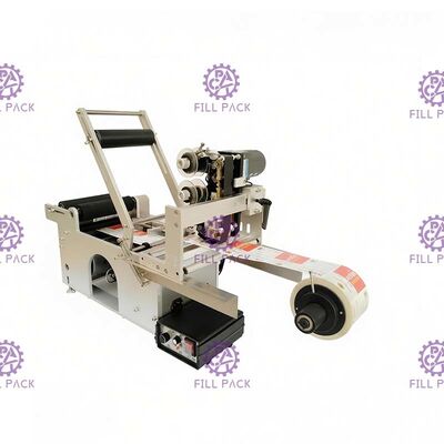 Półautomatyczna maszyna do etykietowania butelek do etykiet naklejek z drukarką kodującą datę