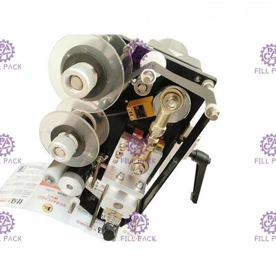 Półautomatyczna maszyna do etykietowania butelek do etykiet naklejek z drukarką kodującą datę