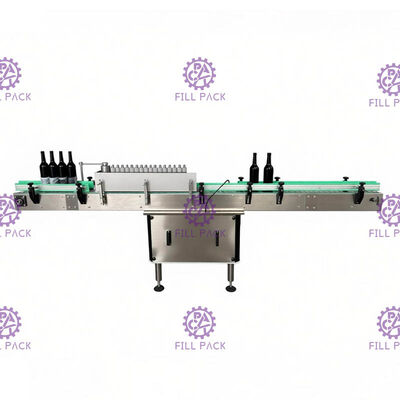 Okrągły szklany słoik Automat do etykietowania Szybki mokry klej