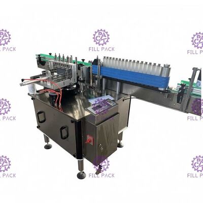 Okrągły szklany słoik Automat do etykietowania Szybki mokry klej