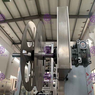 W pełni automatyczna maszyna do etykietowania butelek z systemem etykietowania z podwójną głowicą