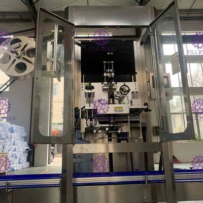 0-50BPM Maszyna do etykietowania butelek ze stali galonowej ze sterowaniem PLC