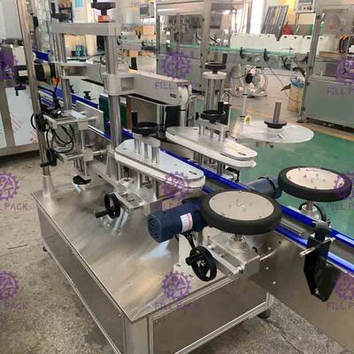 Samoprzylepne PET / Plastikowa naklejka Kwadratowa płaska butelka Etykietowanie / Etykieciarka / Sprzęt / Zakład / System