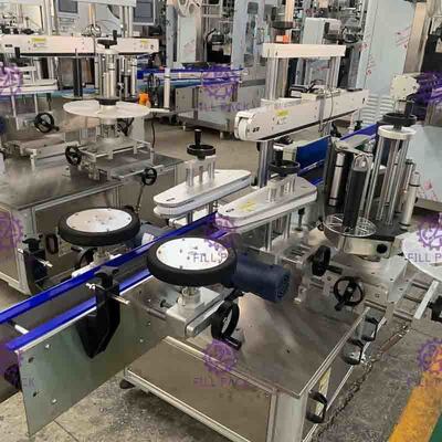 Samoprzylepne PET / Plastikowa naklejka Kwadratowa płaska butelka Etykietowanie / Etykieciarka / Sprzęt / Zakład / System