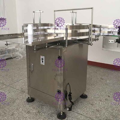 Obrócić obrotowy pojemnik na odbieranie butelek / stół / maszynę / sprzęt / linię / instalację / system