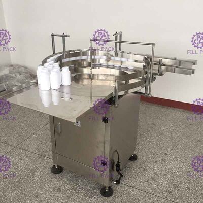 Obrócić obrotowy pojemnik na odbieranie butelek / stół / maszynę / sprzęt / linię / instalację / system