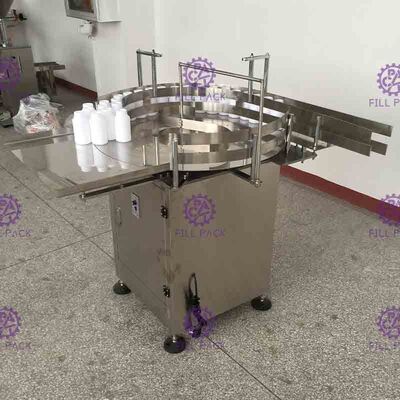 Obrócić obrotowy pojemnik na odbieranie butelek / stół / maszynę / sprzęt / linię / instalację / system
