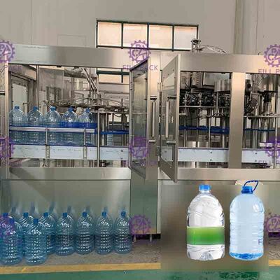 3-w-1 monoblok 5L butelka wody pitnej, zakład napełniania wodą mineralną