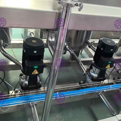 Automatyczna 5-litrowa maszyna do napełniania wodą 450 BPH plastikowych big cap