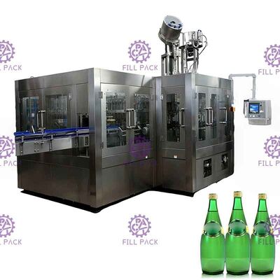 PET Plastikowe szkło 3 w 1 Napój gazowany Napój Napój Maszyna do butelkowania wody / Sprzęt / Linia / Roślina / System