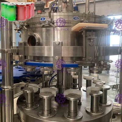PET / Tin Can Carbonated Drink Filling Machine, w pełni automatyczna maszyna do napełniania