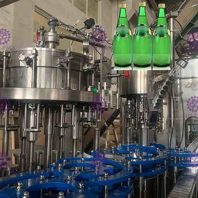 Napełniarka do butelek 12000BPH Typ pierścienia Cylinder ciekły Sterowanie PLC