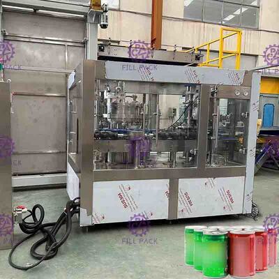 5,5Kw Electric 2 w 1 Can Napełnianie Linii Carbonated Drink Can pralka