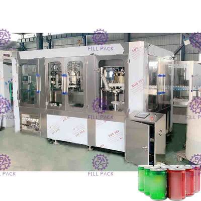 Rodzaj podawania ślimaka Cola / Soda Can Napełnianie Machine / Canning Machine Plc Control