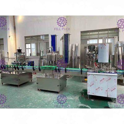 5000 BPH Linear Water Filling Equipment, Plastic Bottles Liquid Filler Machine