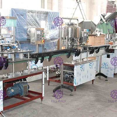 Linear Bottle Filling Machine Mycie wodą pitną, napełnianie, maszyny zamykające