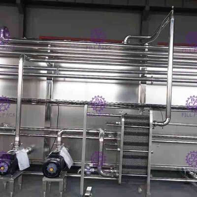 Hot Filling Line Maszyna do pakowania butelek Sterylizator Warstwa izolacji termicznej par