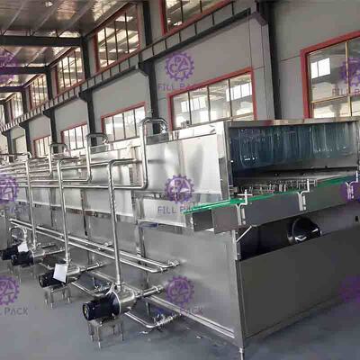 Hot Filling Line Maszyna do pakowania butelek Sterylizator Warstwa izolacji termicznej par